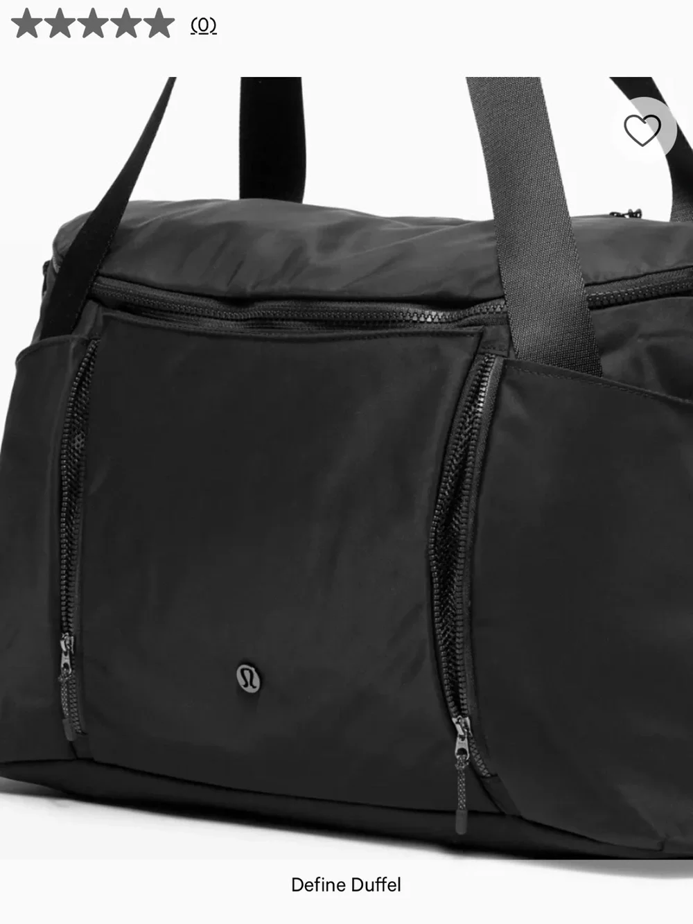 lululemon athletica Define Duffel Bag - Black